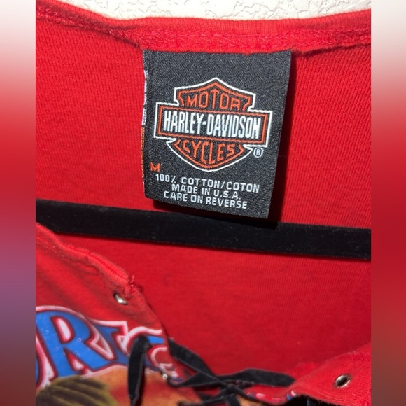 Vintage Harley Davidson Tshirt | 2001 | Eagle on Harley. - Picture 5 of 5
